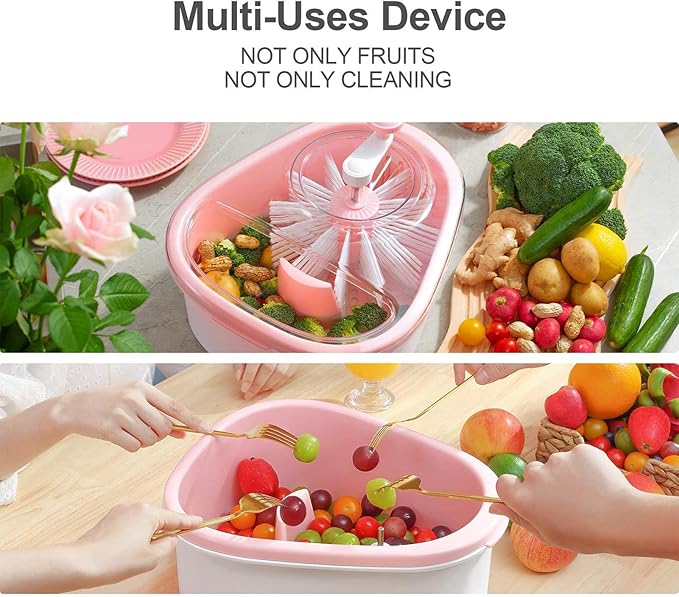 ودّع الأوساخ والجراثيم! أداة تنظيف الفواكه والخضروات الأكثر مبيعًا بين يديك الآن!