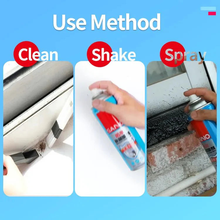 بخاخ سد الفراغات والتشققات السحري مقاوم للماء والحرارة العالية (4 علب كاملة400 مل) - Makfool