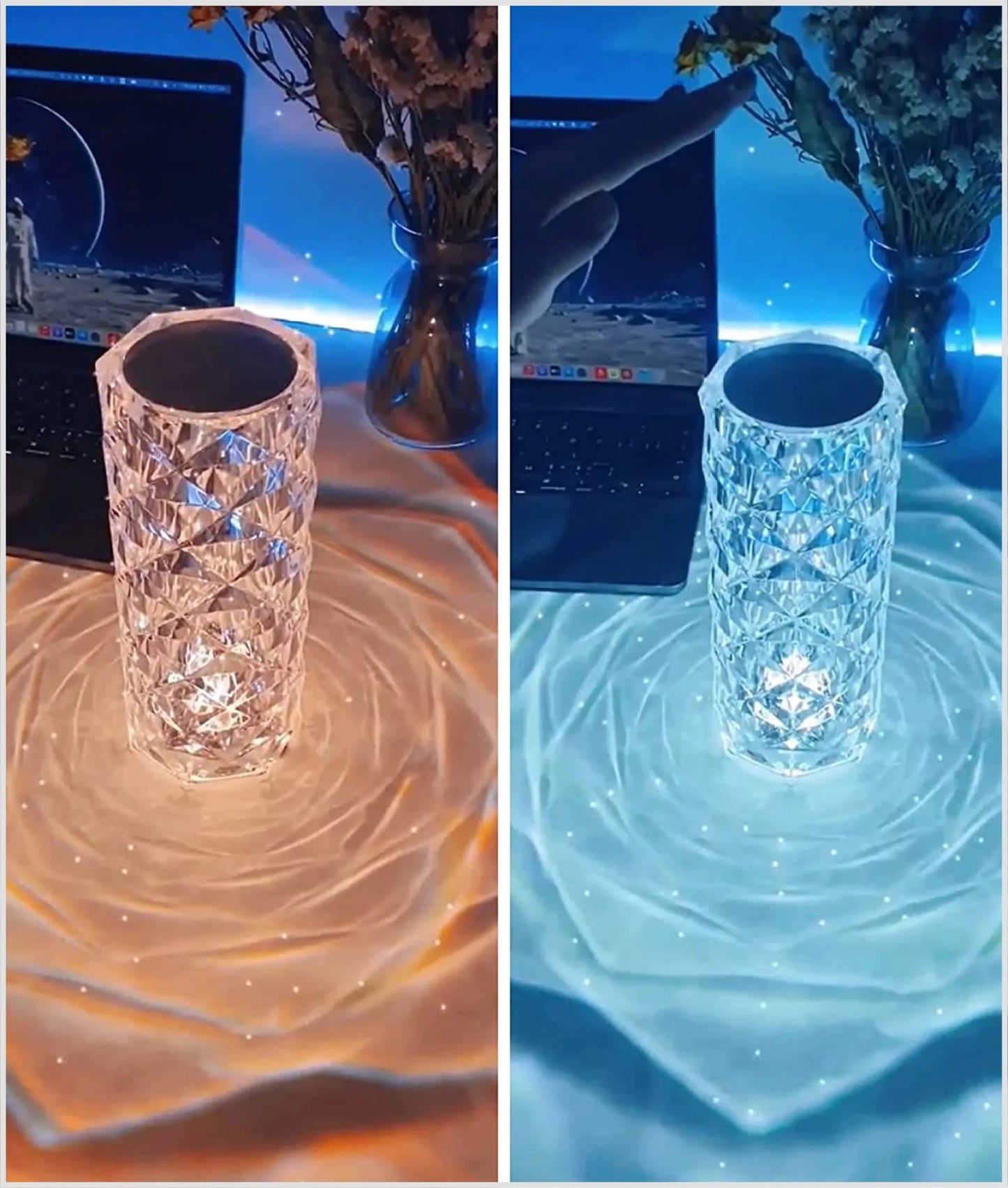 مصباح كريستالي بعدة الوان UAE - Makfool