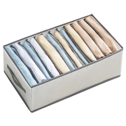 مجموعة صناديق تخزين وتنظيم الملابس العصرية القابلة للطي عدد 3