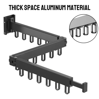 علاقة ملابس طويلة مميزة قابلة للطي