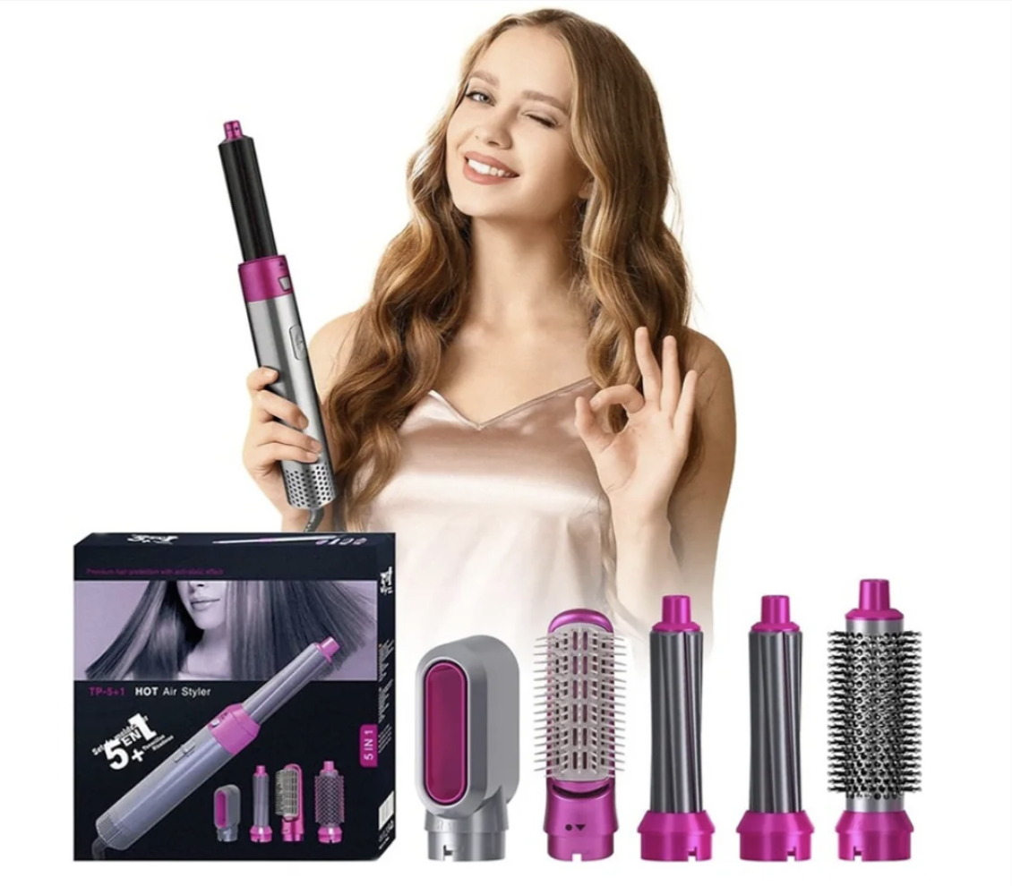 مصفف الشعر خمسة في واحد  للطالبات والموظفات