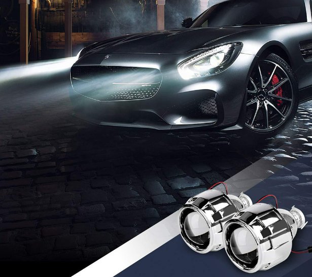 عدسة بروجيكتور صغيرة للسيارات - Makfool