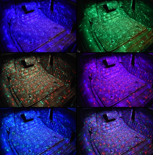 اضاءة مميزة لديكور للسيارة - Makfool