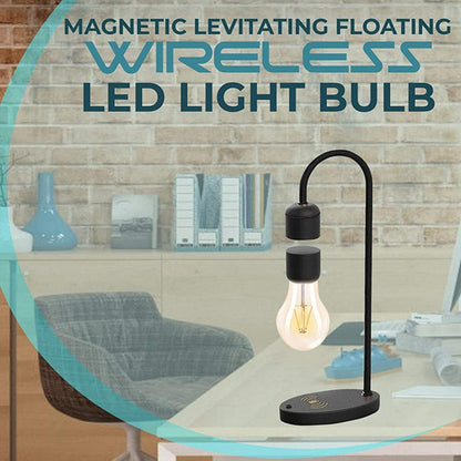 المصباح الكهربائي العائم مع شاحن هاتف لاسلكي - Makfool