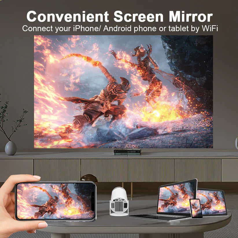 4K جهاز بروجيكتر صغير محمول