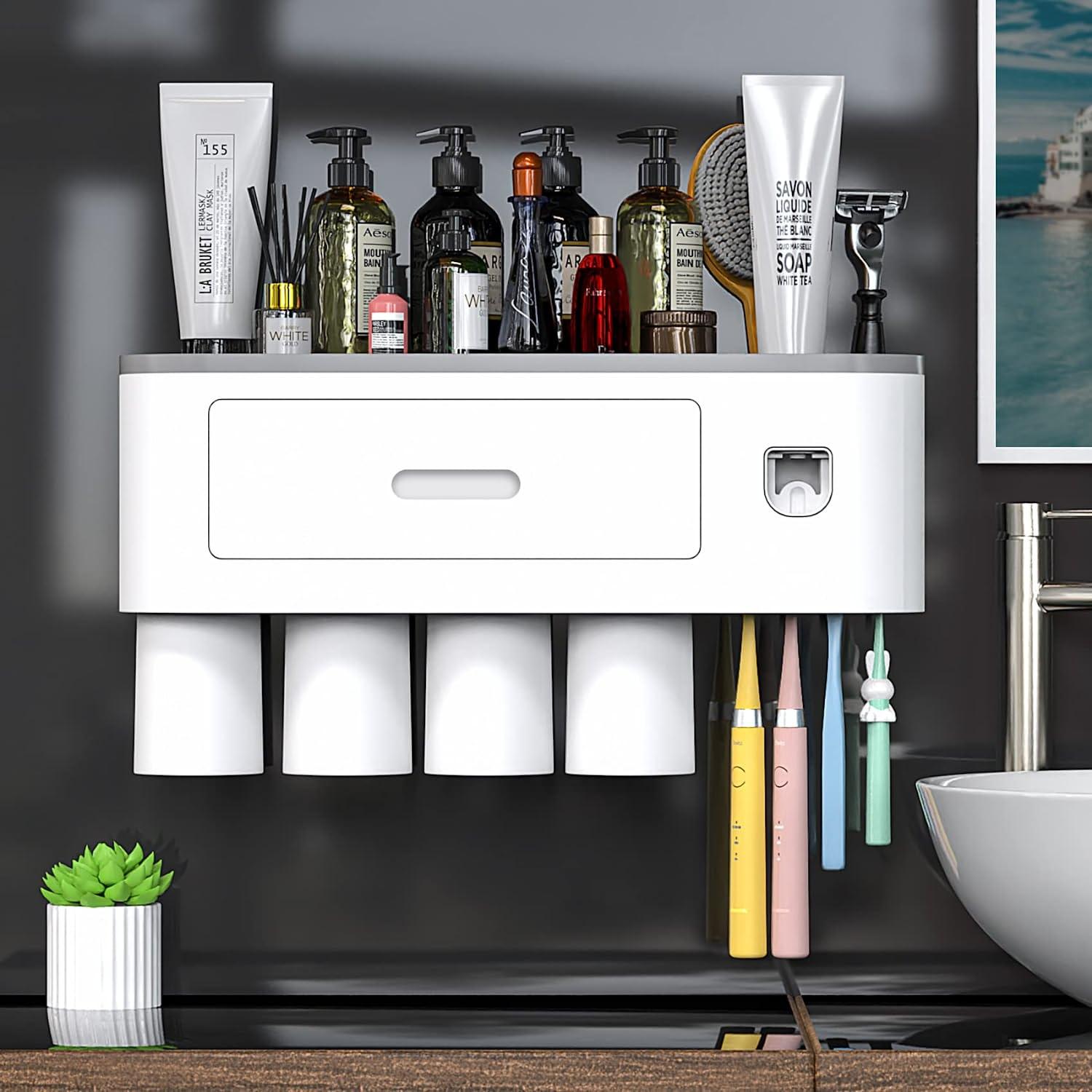 حامل فرش الأسنان متعدد الوظائف - Makfool