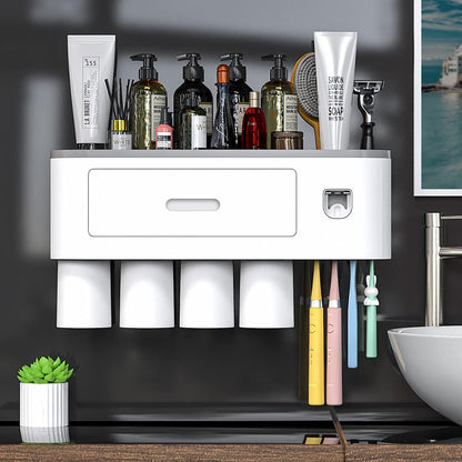 حامل فرش الأسنان متعدد الوظائف - Makfool