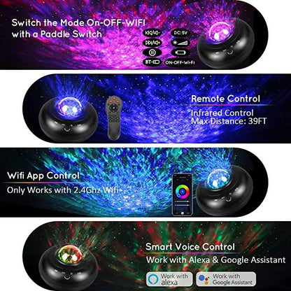 جهاز جلاكسي لعرض النجوم و المجرات ذو ألوان متعددة - Makfool