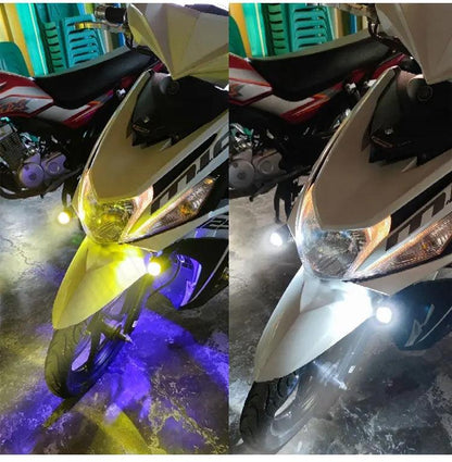 كشاف أمامي للدراجات النارية والسيارات (قطعتين) - Makfool