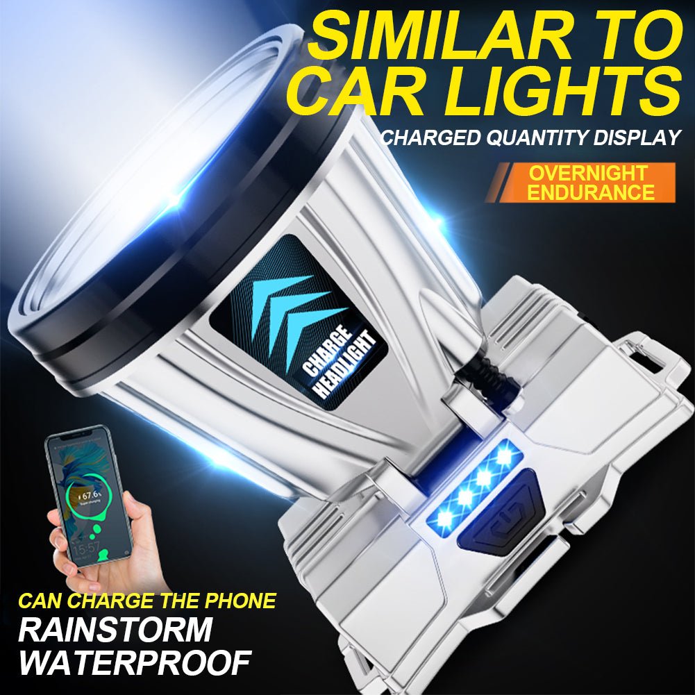 كشاف قوي قابل للشحن مقاوم للماء - Makfool