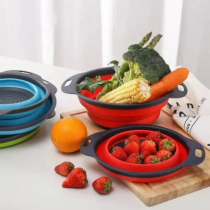 قطعة طوي سيليكون مصفاة المطبخ(عدد2) - Makfool