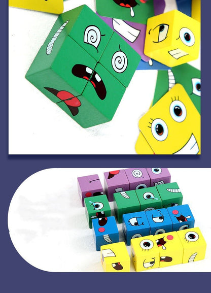 لعبة المكعبات التعليمية المميزة للاطفال - Makfool