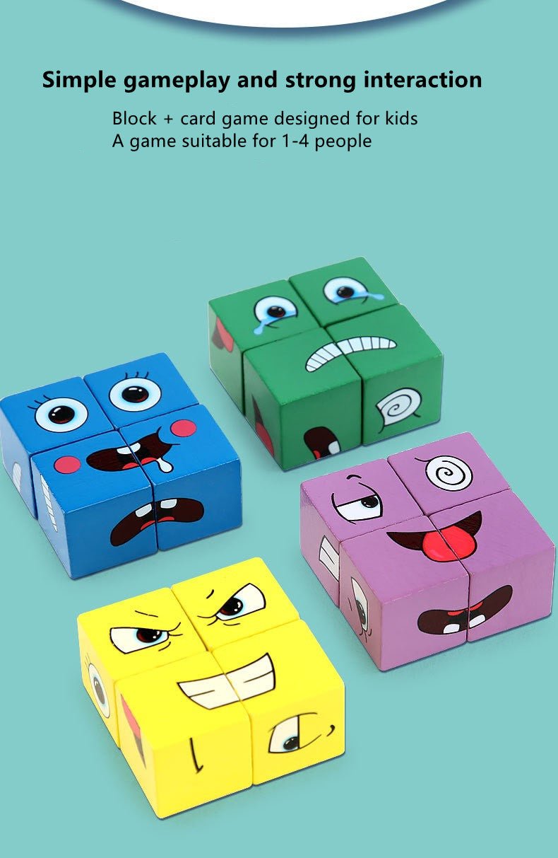 لعبة المكعبات التعليمية المميزة للاطفال - Makfool