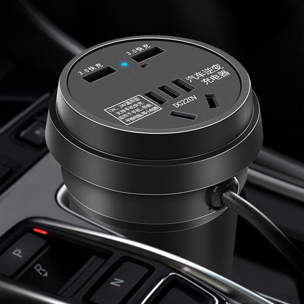 محول شاحن السيارة متعدد الاستخدامات الأكثر مببيعاً - Makfool