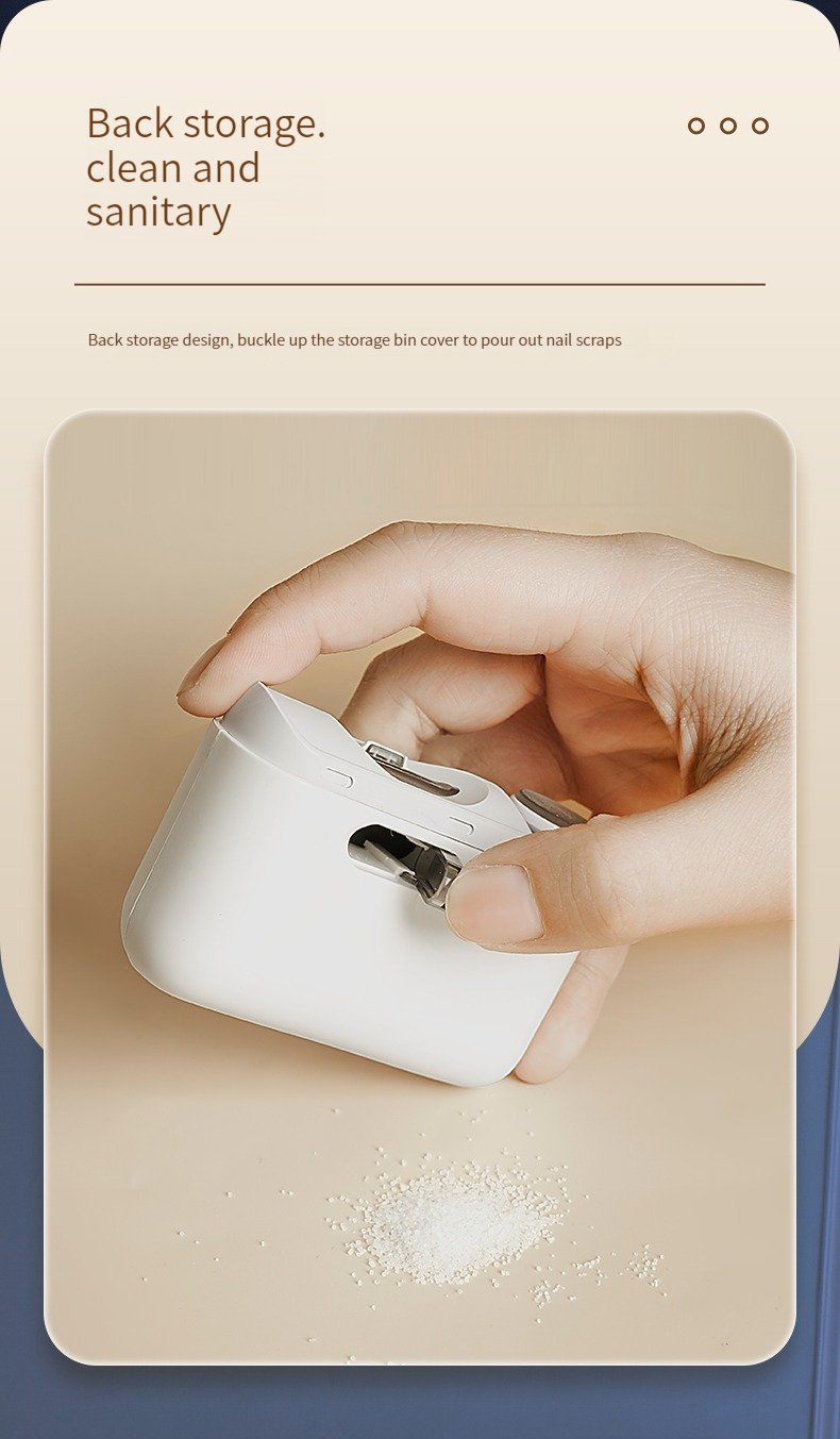 مقص أظافر كهربائي 2 في 1 - Makfool