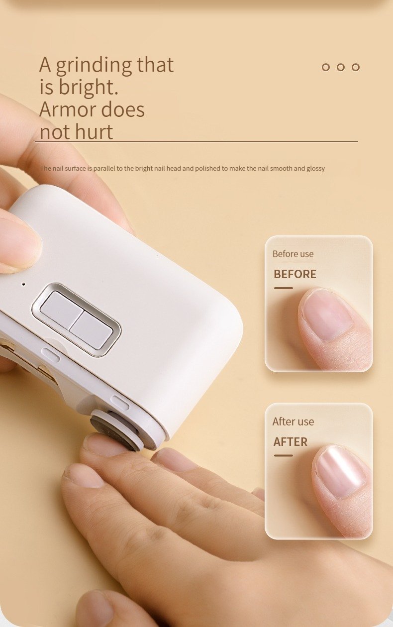 مقص أظافر كهربائي 2 في 1 - Makfool