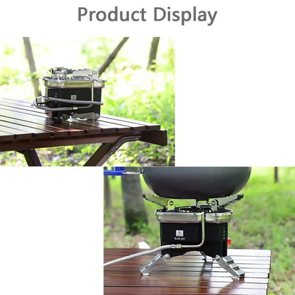 موقد غاز سبليت قابل للطي محمول مضاد للرياح - Makfool