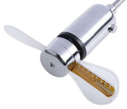 مروحة USB مضيئة مع ساعة توقيت مميزة - Makfool