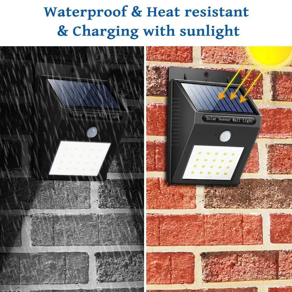 مصباح يعمل بالطاقة الشمسية مقاوم للماء (6 قطع) - Makfool