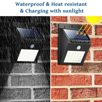 مصباح يعمل بالطاقة الشمسية مقاوم للماء (6 قطع) - Makfool