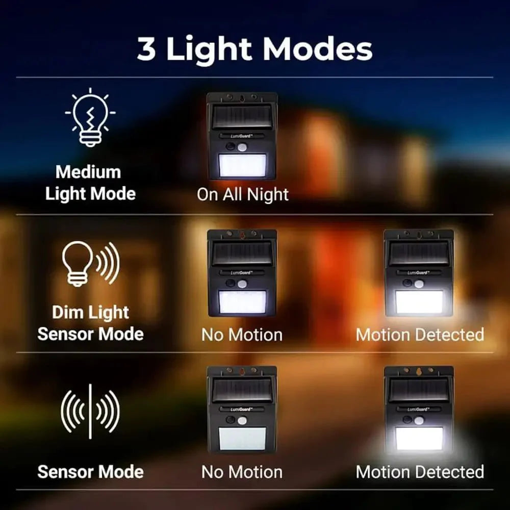 مصباح يعمل بالطاقة الشمسية مقاوم للماء (6 قطع) uae - Makfool