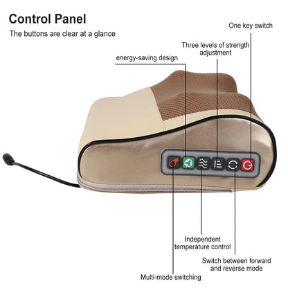 وسادة تدليك العنق مع الوظائف المتعددة - Makfool