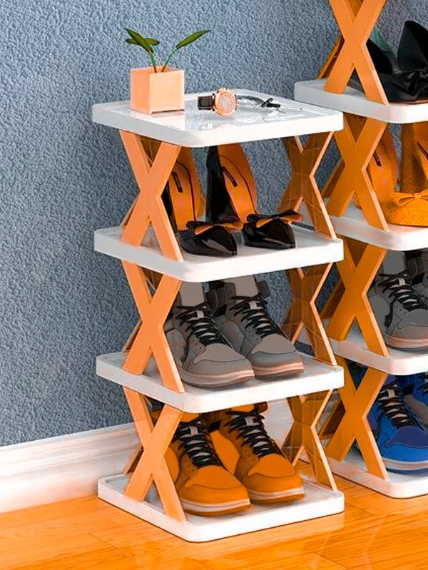 رف تخزين الأحذية متعدد الوظائف (عدد3) - Makfool