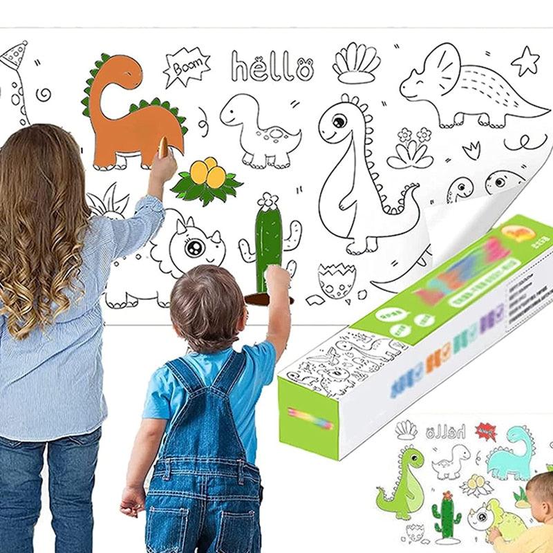 رول أوراق التلوين اللاصق المميز (عدد 2 - بطول 6 متر ) - Makfool