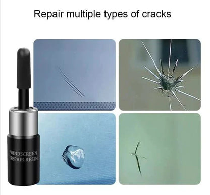 سائل إصلاح الزجاج المكسور (عبوتين) - Makfool