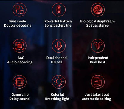 سماعات لاسلكيةمميزة مناسبة للمنافسة الالكترونية - Makfool