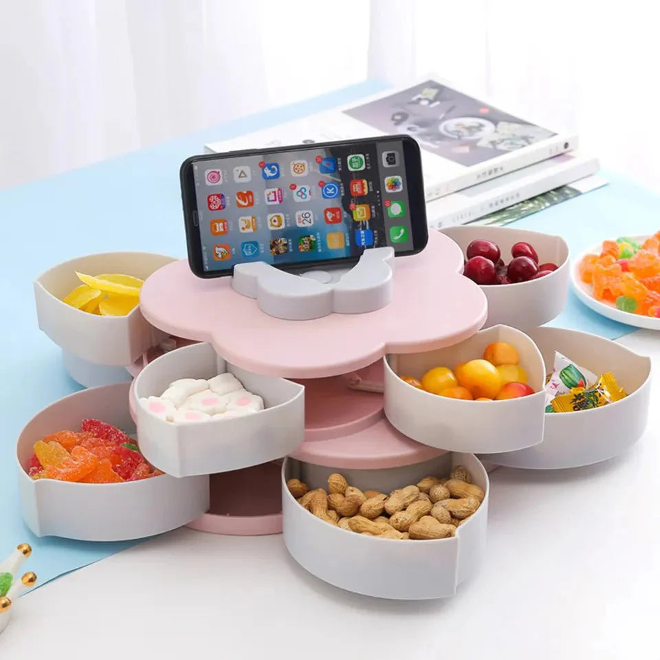 صندوق تقديم الحلوى والمكسرات المميز (10 أدراج) - Makfool