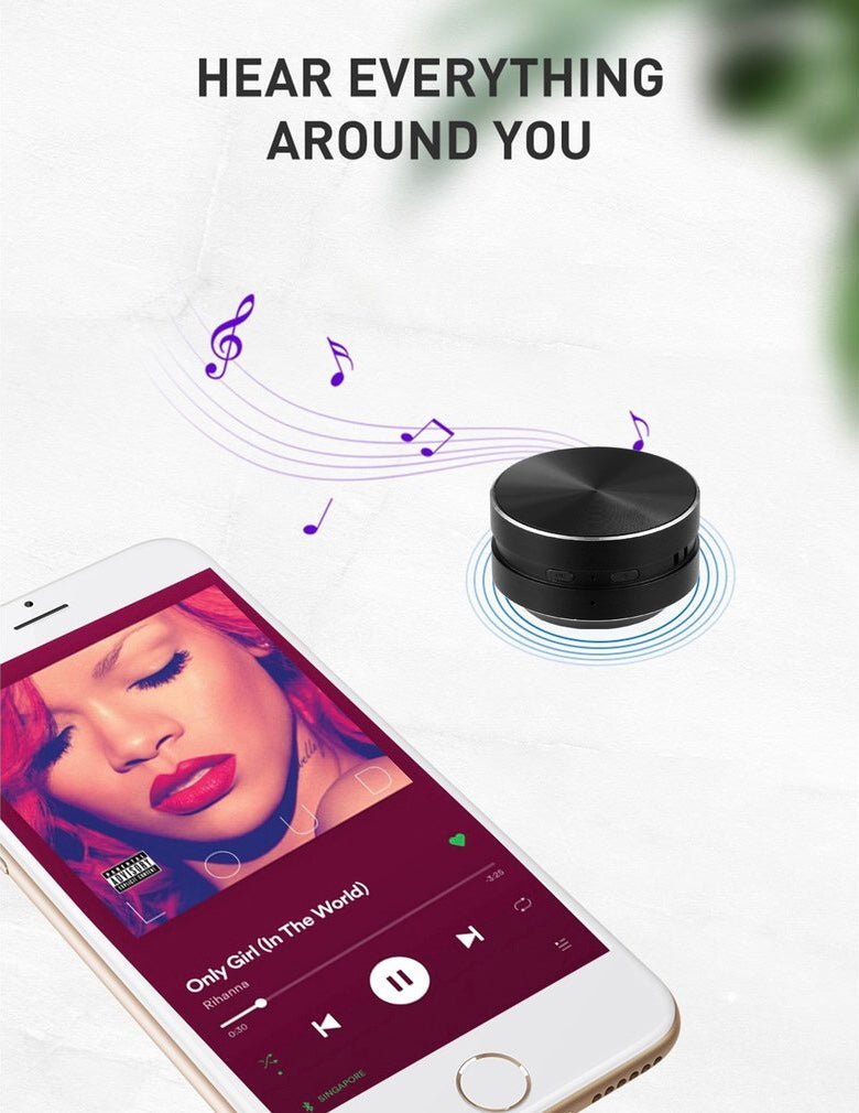 ستيريو مميز لاسلكي محمول يعمل بالبلوتوث - Makfool