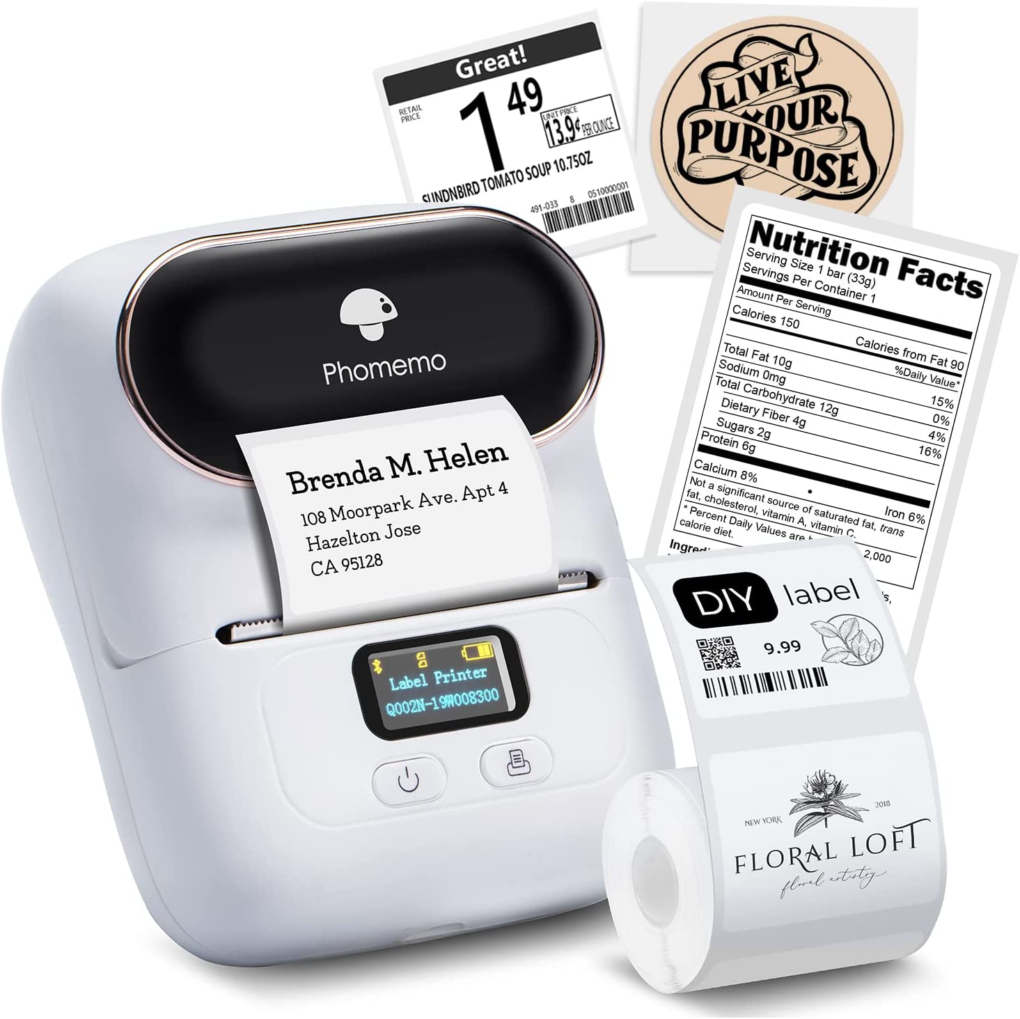 طابعة ملصقات حرارية للمشاريع الصغيره - Makfool