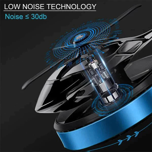 uae معطر هواء للسيارة بشكل هليكوبتر يعمل بالطاقة الشمسية - Makfool