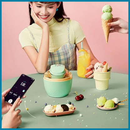 ألة صنع الأيسكريم في البيت و بكل النكهات - مكفولة عامين