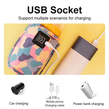 USB - جهاز تسخين الحليب للأطفال الرضع - Makfool