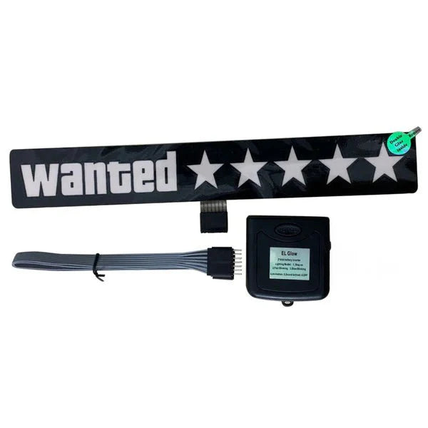 WANTED LED Sticker - ستكر - Makfool